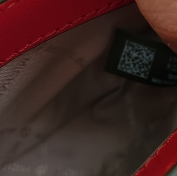 MICHAEL KORS Red LYRA Extra Small Crossbody Bag NWT - Picture 12 of 13